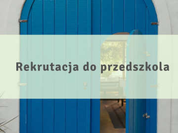 Rekrutacja do przedszkola