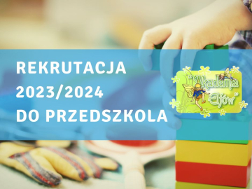 Rekrutacja na rok szkolny 2023/2024